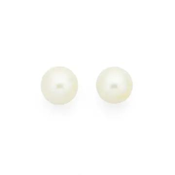 9ct 5-5.5mm Freshwater Pearl Basic Studs
