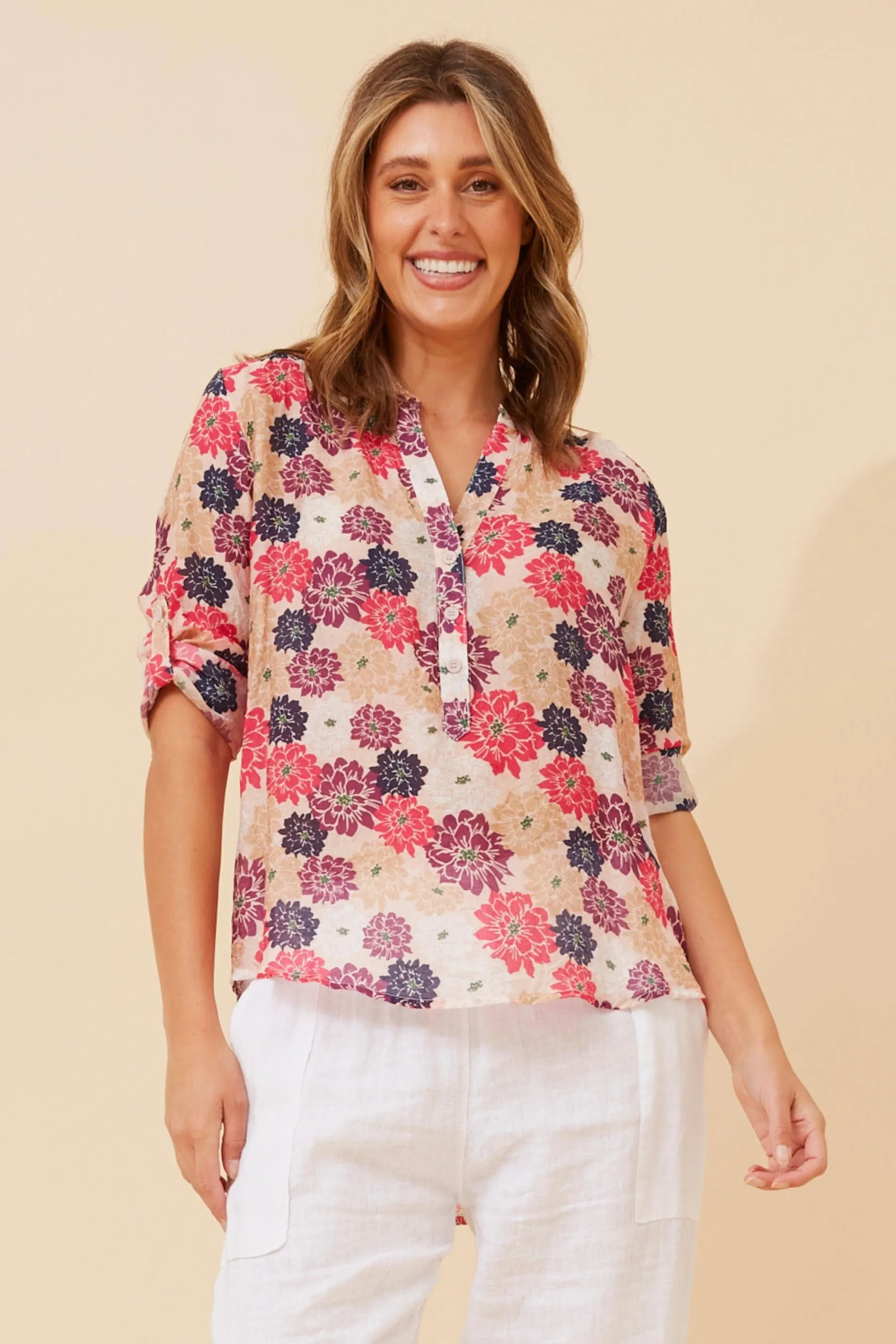 ROMINA FLORAL BLOUSE