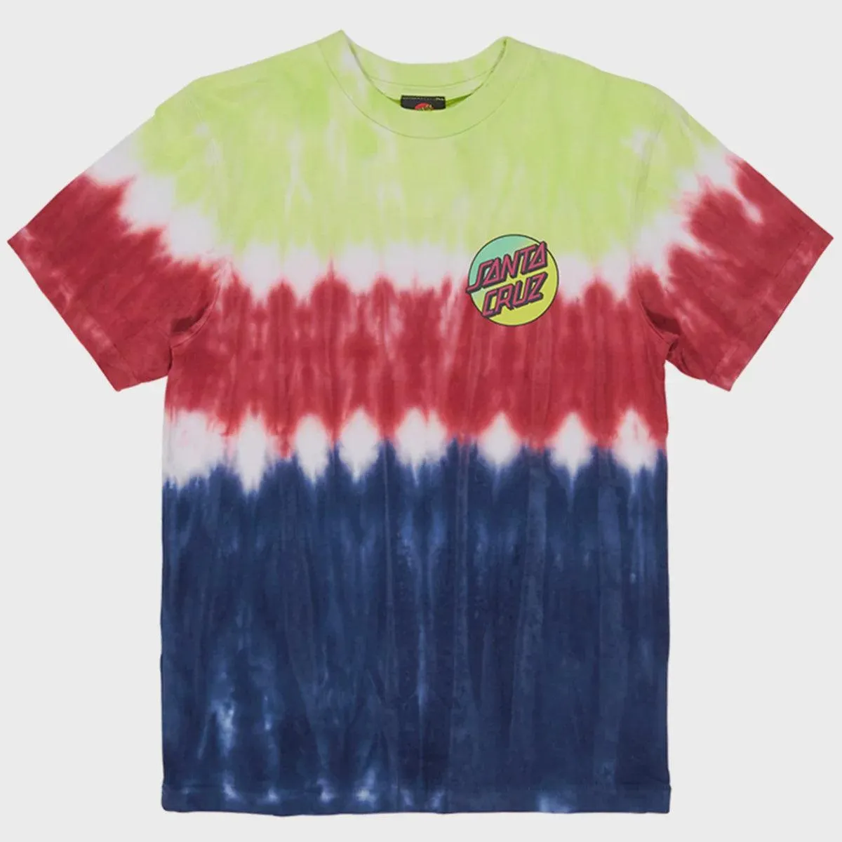 SANTA CRUZ POP FADE DOT S/S REGULAR TEE- BLUE