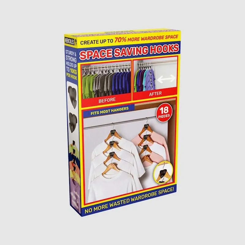 Hercules Space Saving Hooks