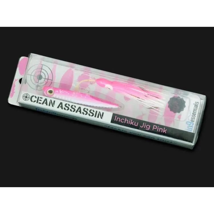 80g Inchiku Jig - 2 Hook Fishing Lure - Pink - Ocean Assassin