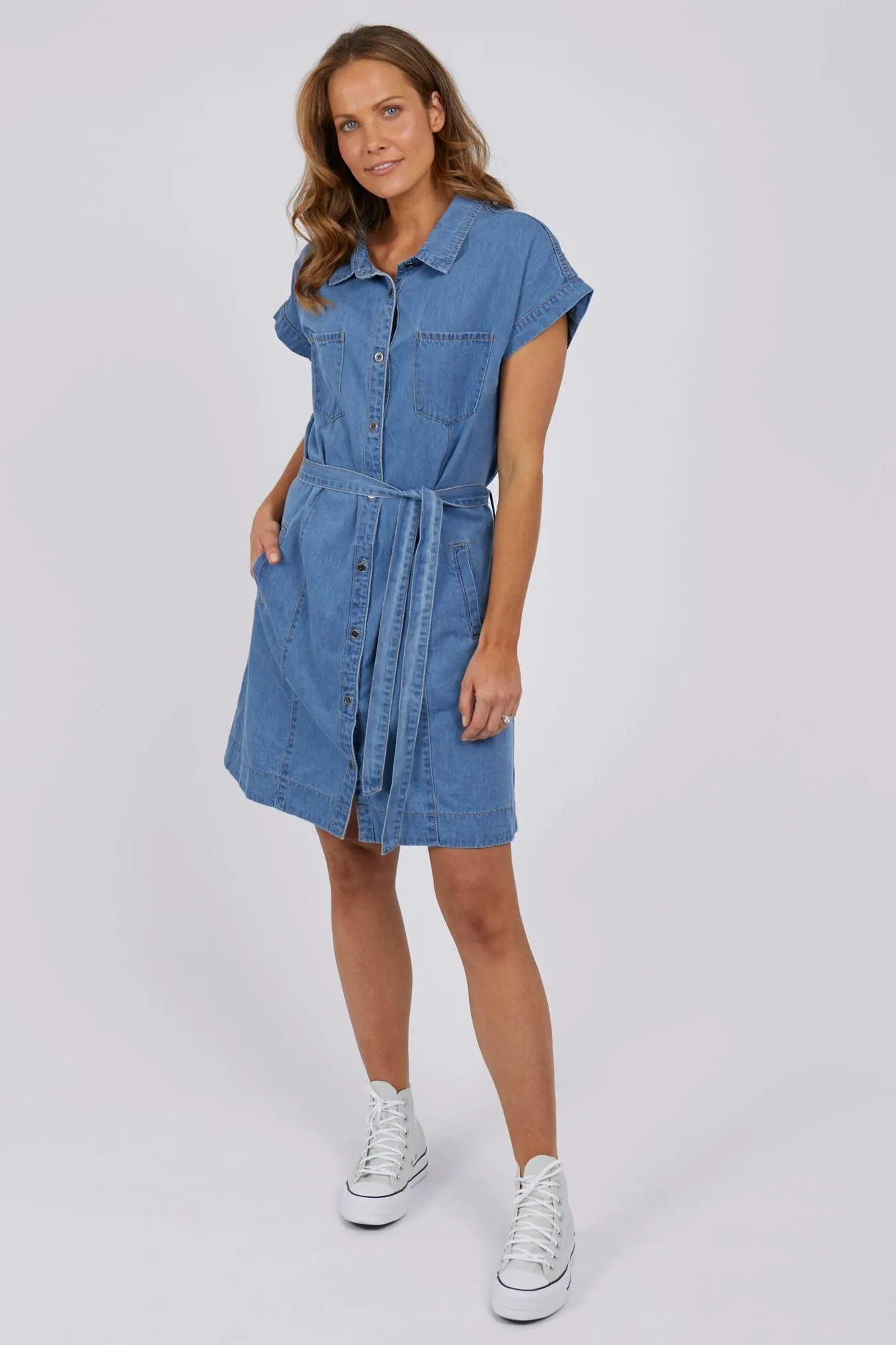 Everleigh Denim Dress | Blue