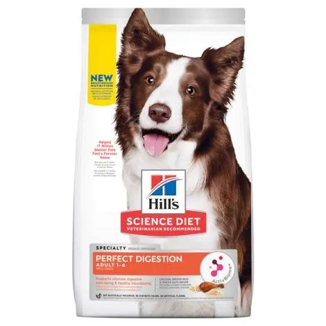 Hill's Science Diet Adult Perfect Digestion Dog Food 9.98kg