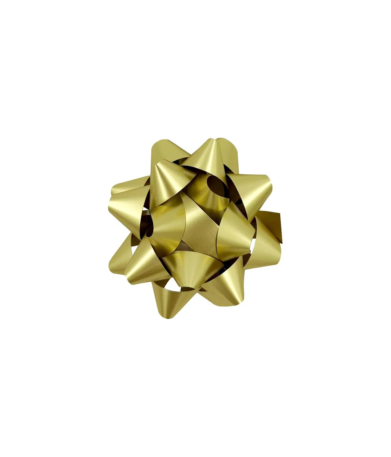 Gold Matte Gift Bow 15cm 1pc
