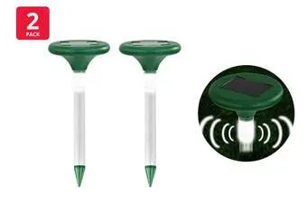Pestill Solar LED Light Snake Repeller (2 Pack)