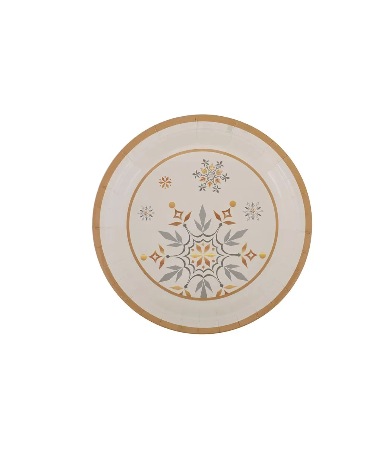 Snowflake Paper Plate 23cm 20pk