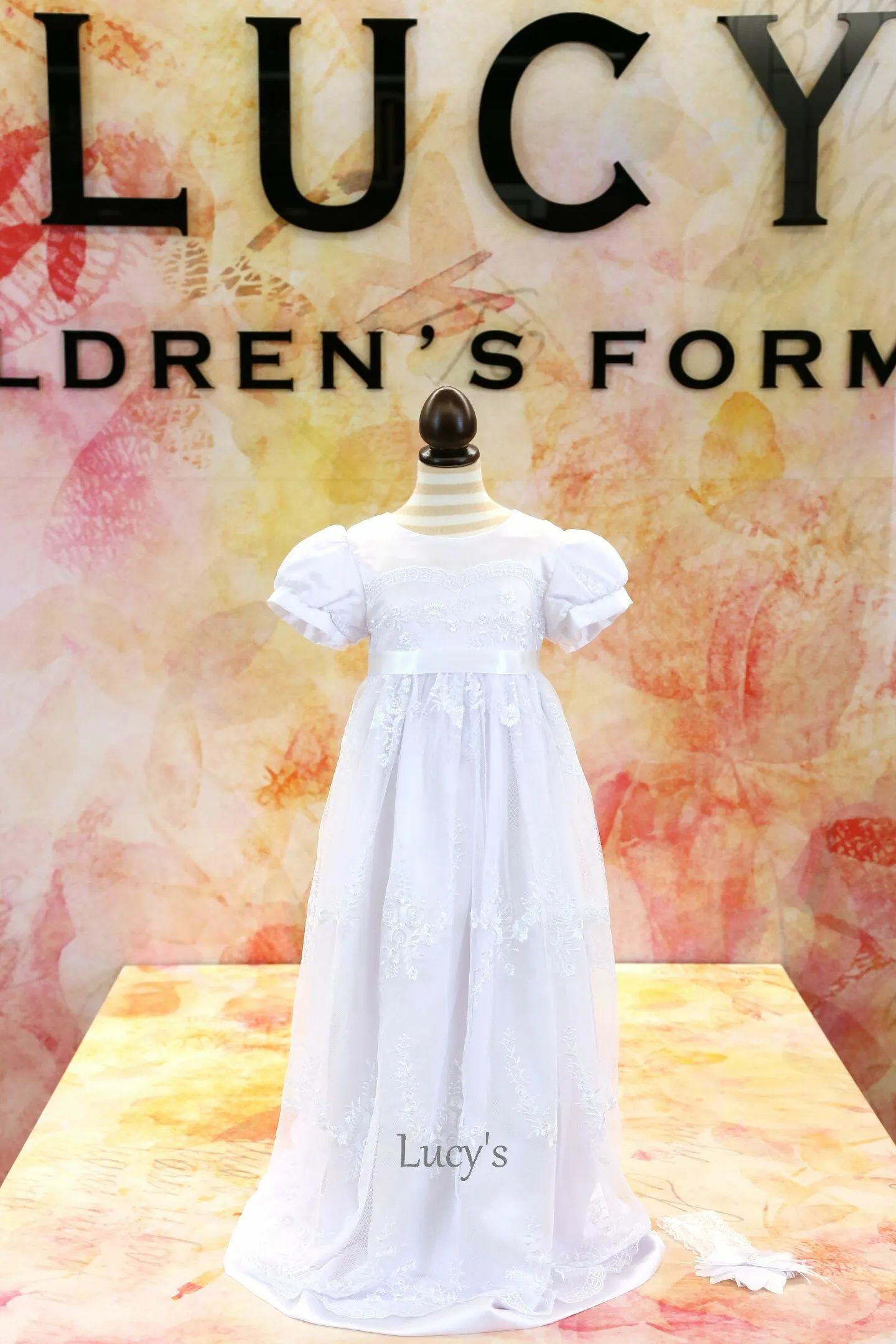 Betty Baby Girls Premium Christening Gown, Baptism Dress - Nimble | Lucy's