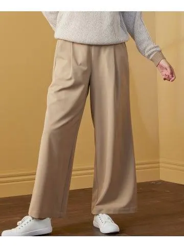 Women's Tailored Pants in Stone