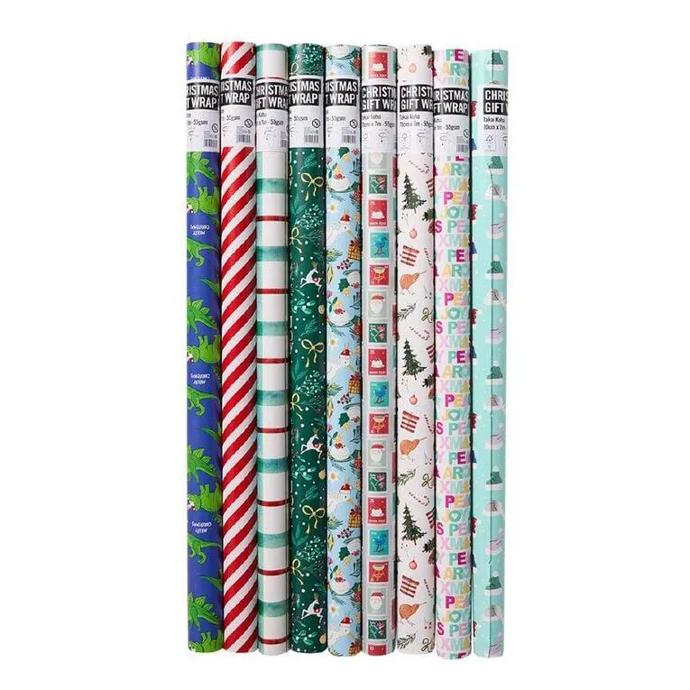 Christmas Gift Wrap 70cm x 7m Assorted
