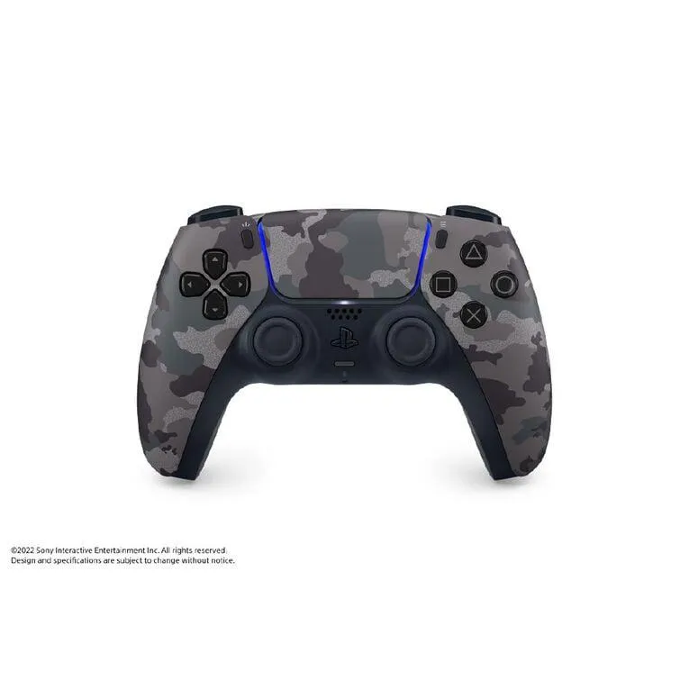 PS5 DualSense Wireless Controller - Grey Camouflage