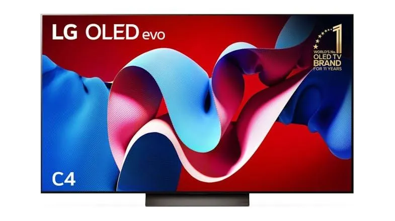 LG 77" C4 Smart 4K OLED evo TV (2024) with webOS