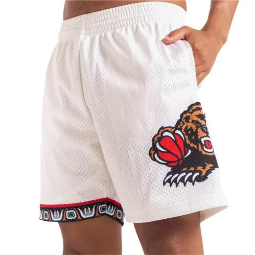 Mitchell & Ness Vancouver Grizzlies Home Shorts White 1996/97
