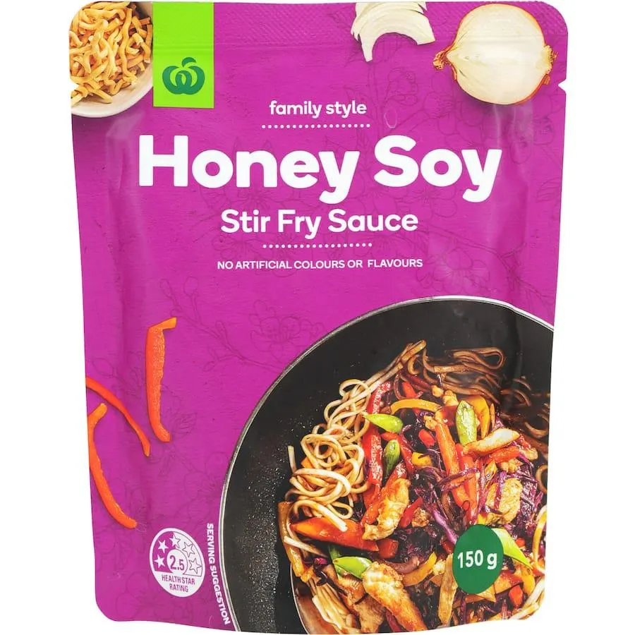 Woolworths Stir Fry Sauce Honey Soy