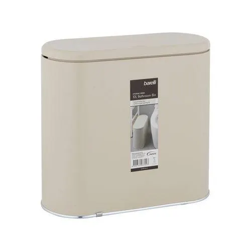 Barelli 10L Hygiene Series Plastic Bathroom Bin