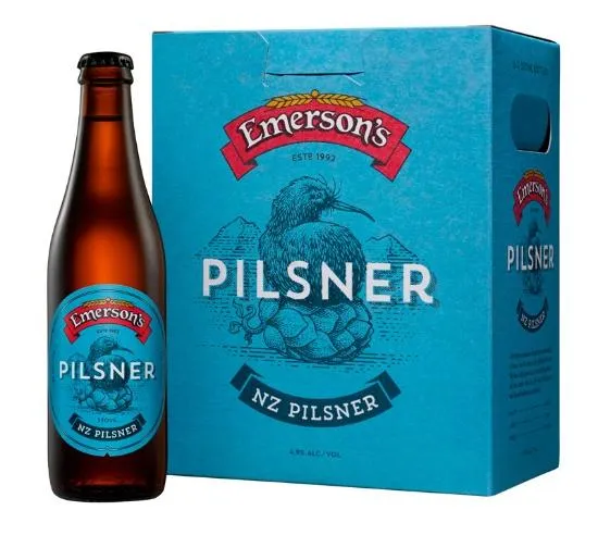 Emerson's Pioneer Range Pilsner Bottles 6x330ml