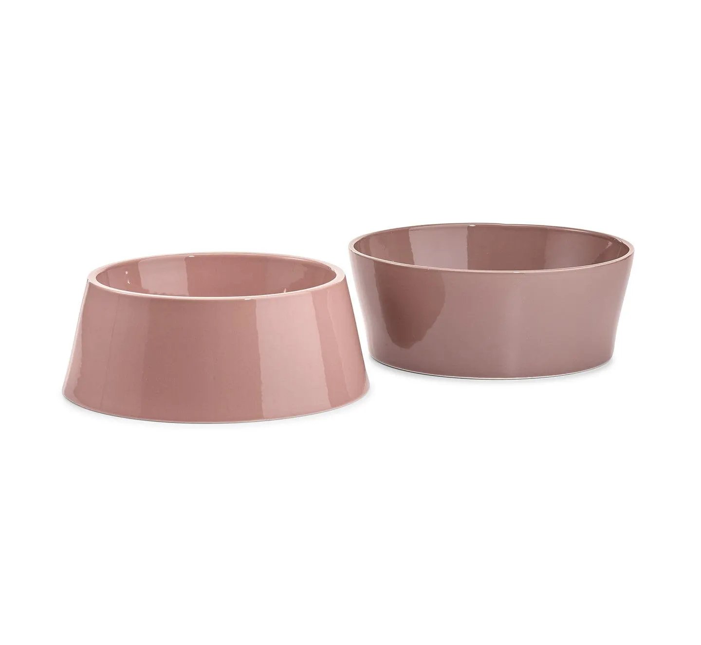 Doppio Dog Bowl Set - Berry