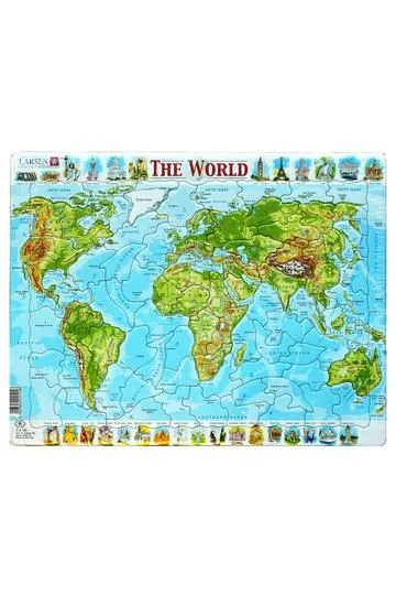 Map of the World Jigsaw Puzzle 80 Piece