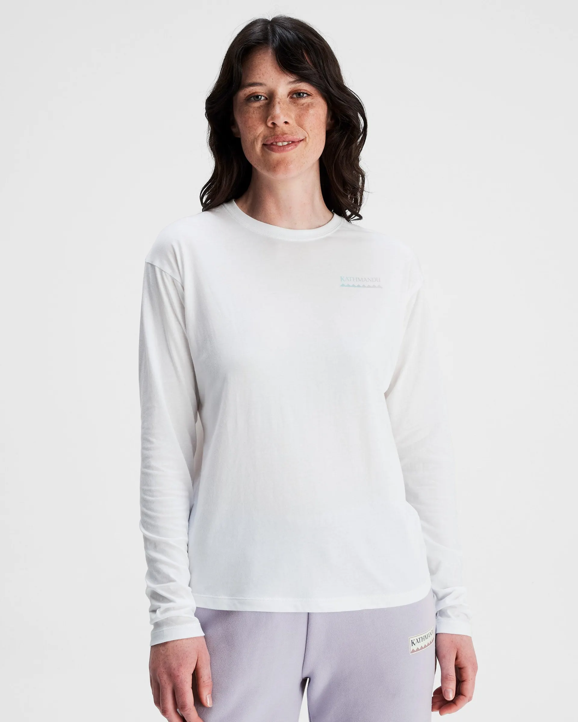 Women's Heritage Organic Cotton Long Sleeve T-shirt - White