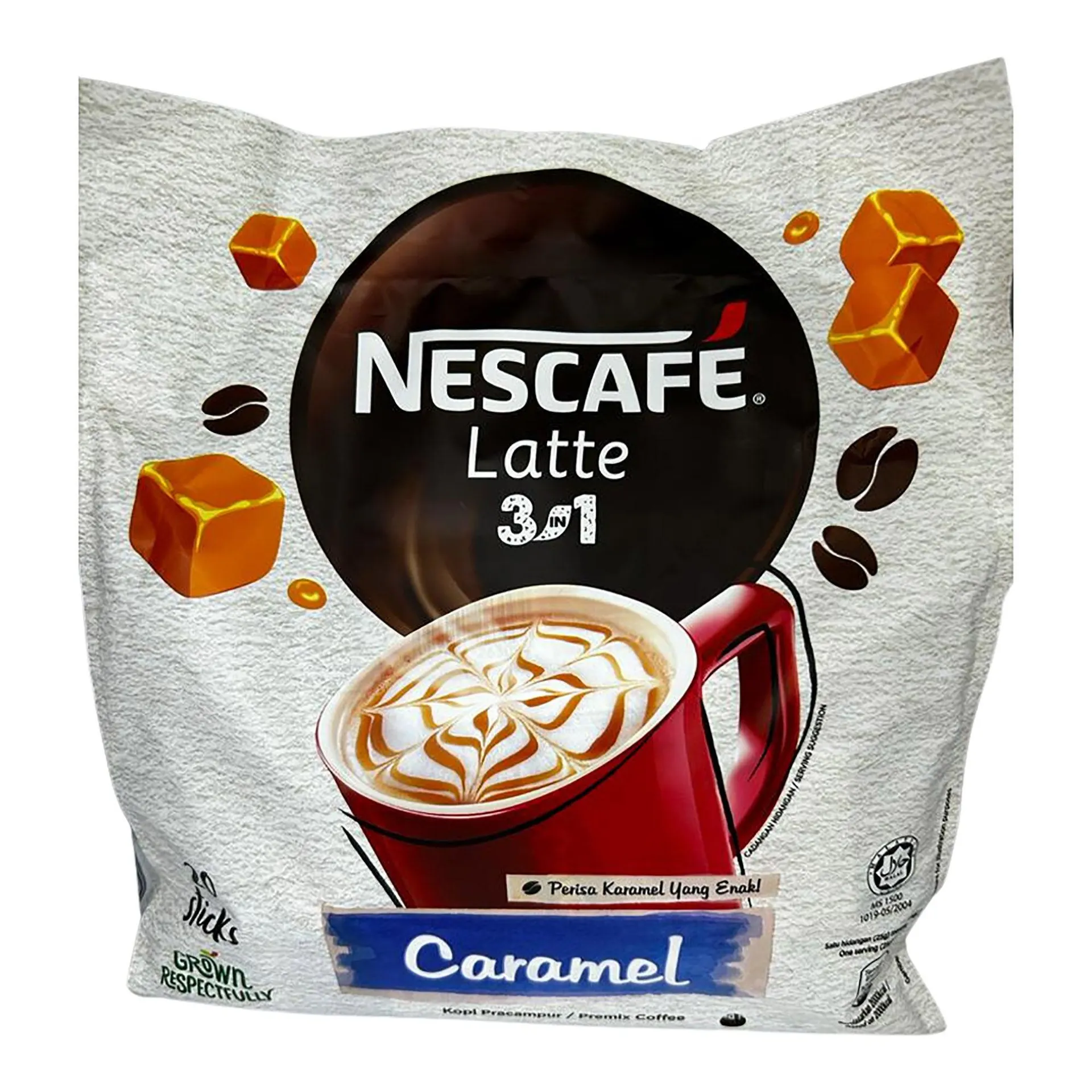 Nescafe 3in1 Latte Caramel 20pk