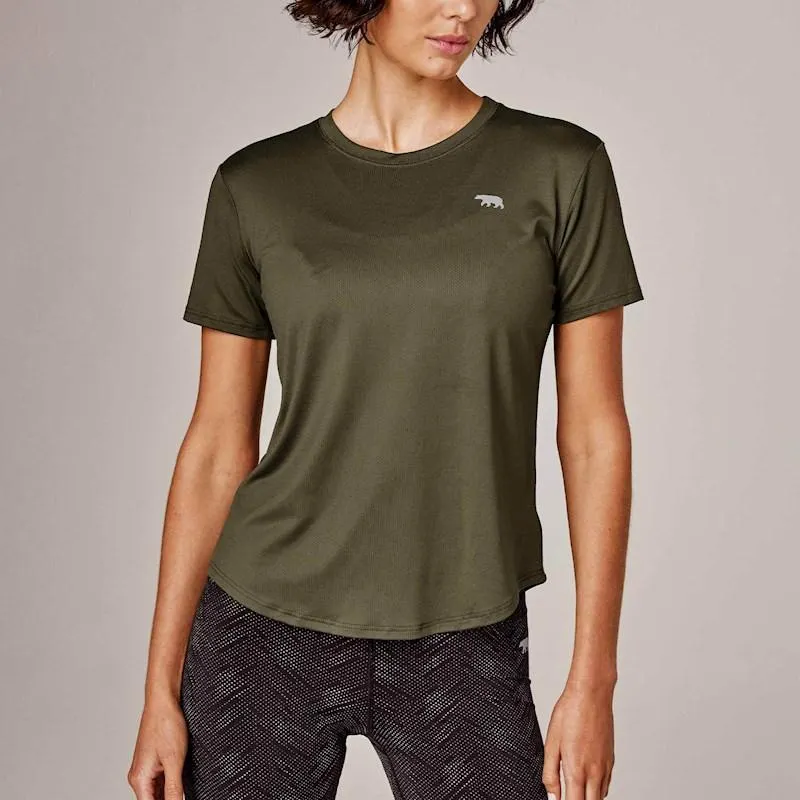 Running Bare Womens Victory Crew Running Tee
