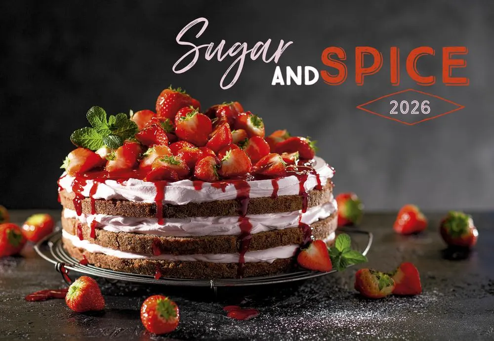 2026 Sugar & Spice Wall Calendar