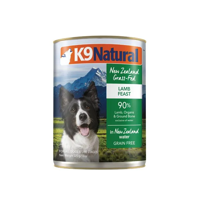 K9 Natural Lamb Canned Dog Food 370g