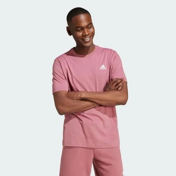 Essentials Single Jersey Embroidered Small Logo Tee