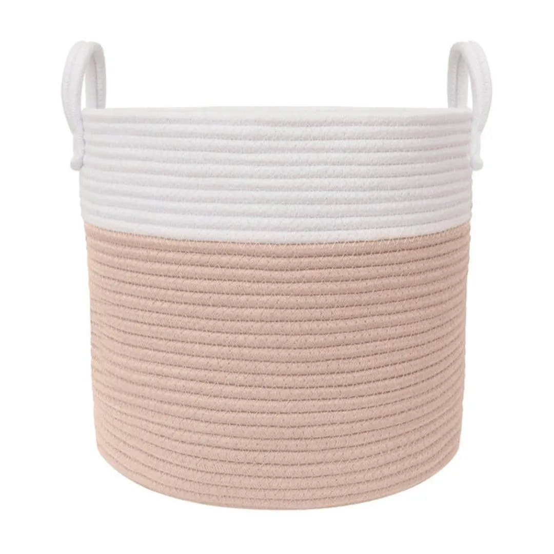 Living Textiles Cotton Rope Hamper - Clearance
