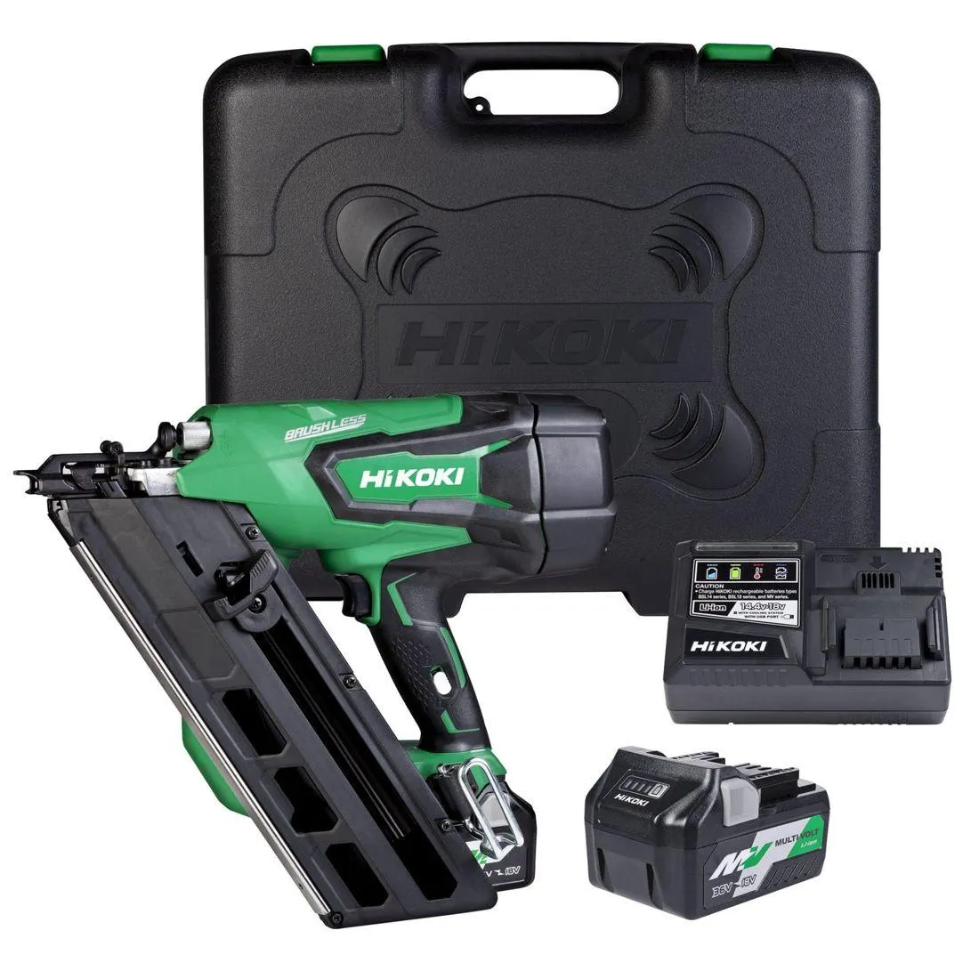 MultiVolt Framing Nailer Kit 18V Gasless 90mm NR1890DBCL(GMZ)