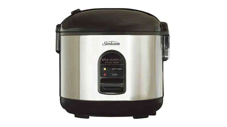 Sunbeam Rice Perfect Deluxe 7 Cup Rice Cooker & Steamer - Silver (RC5600)