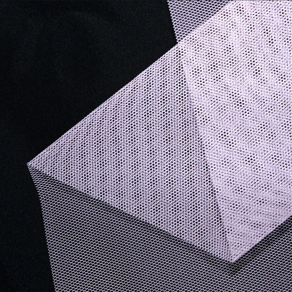 100% Polyester Netting, Baby Pink- Width 140cm