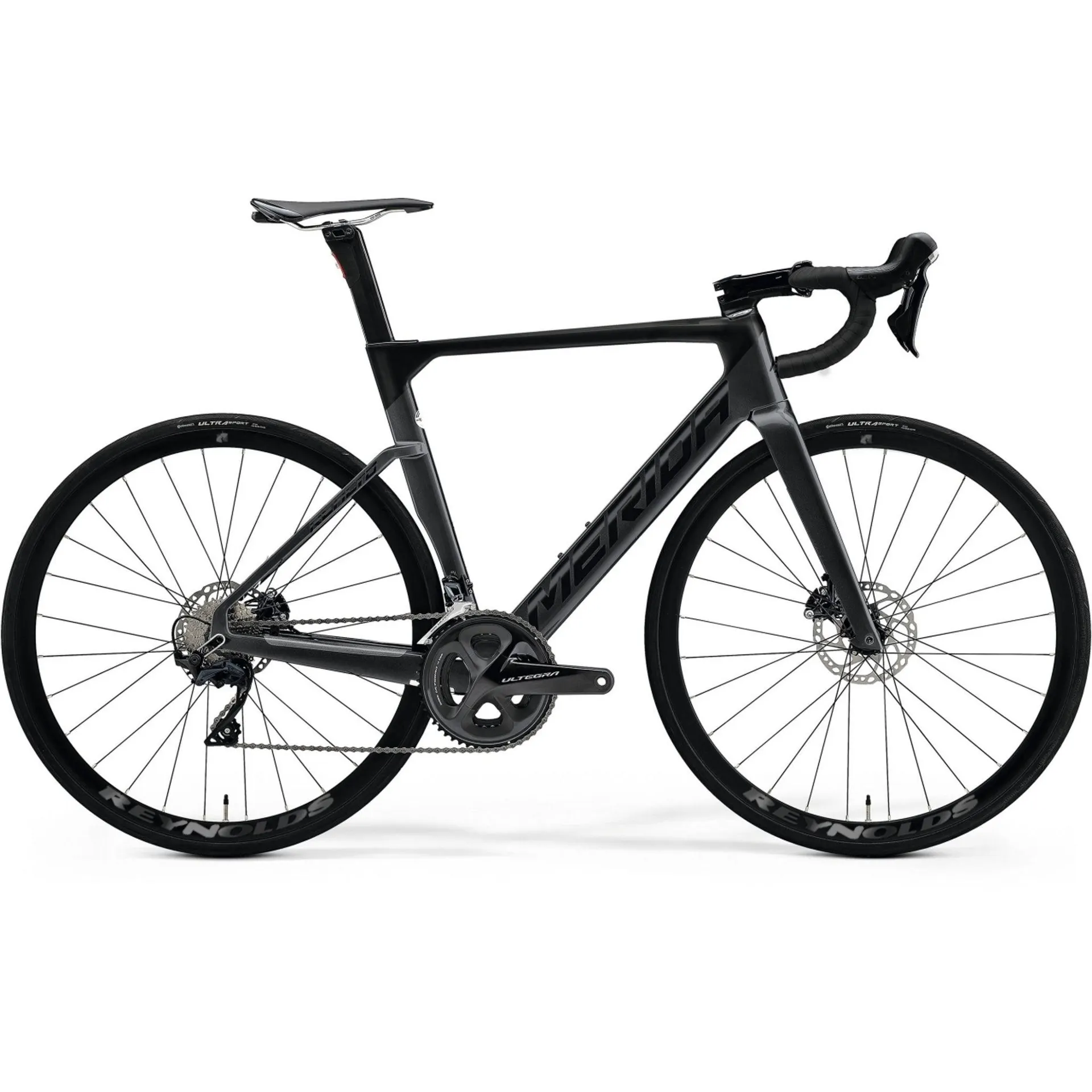 Merida Reacto 8000 Aero Road Race Bike Glossy Black/Matt Black