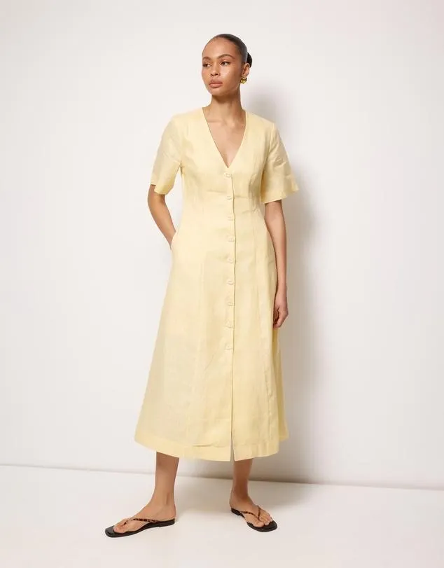Rani Linen Midi Dress
