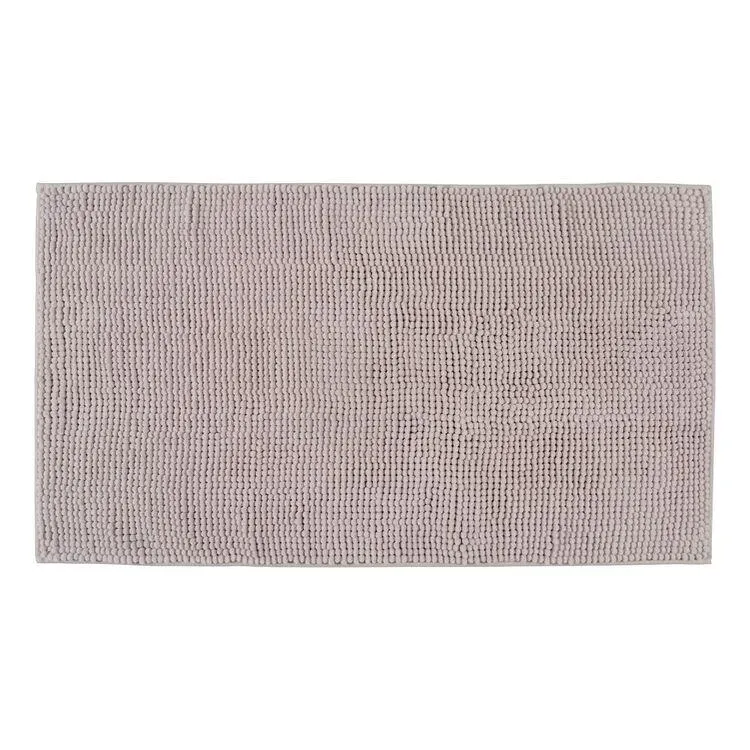 Brampton House Toggle Bath Mat Silver Bath Mat