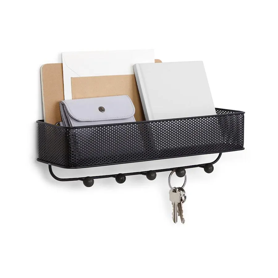 Umbra Estique Entryway Organiser Black/Walnut