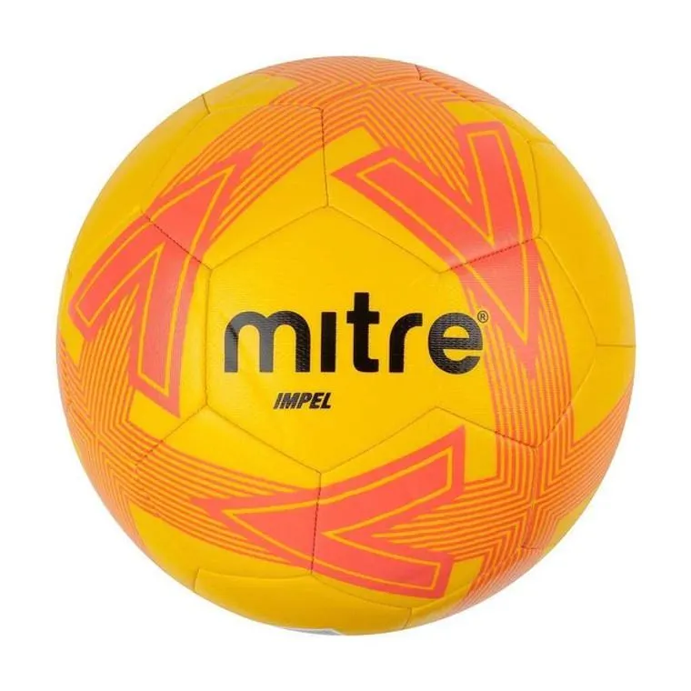 Mitre Impel One Football Yellow/Pink