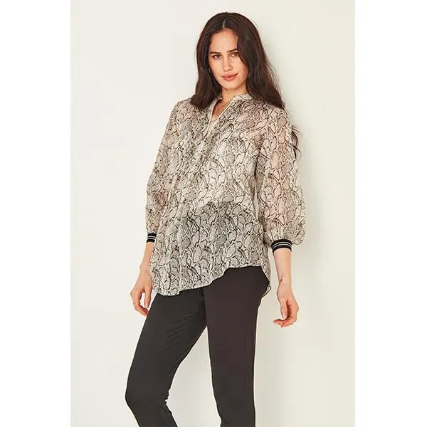 Liz Top Snakeskin
