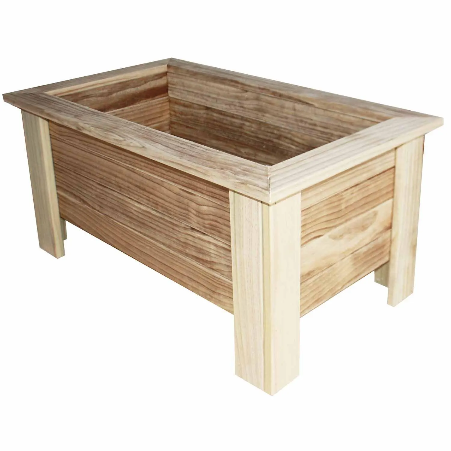 Large Kelburn Planter Box W: 860mm, D: 490mm, H: 410mm Natural Timber
