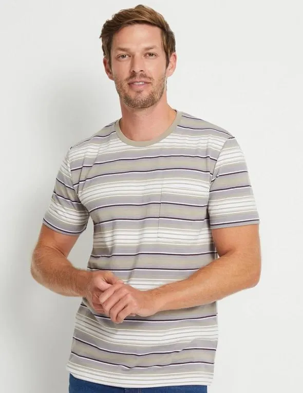 Rivers Short Sleeve Stripe Tee