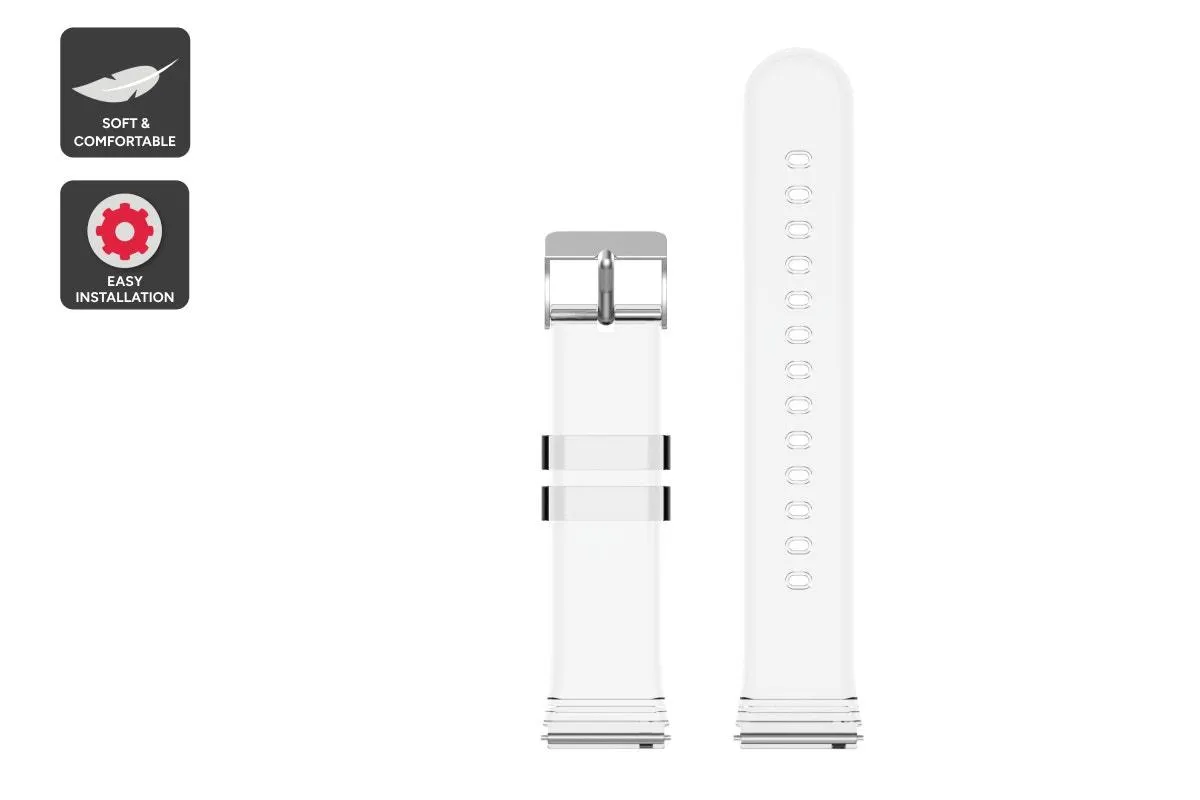 Strap for Kogan Aura Smart Watch (White Transparent)