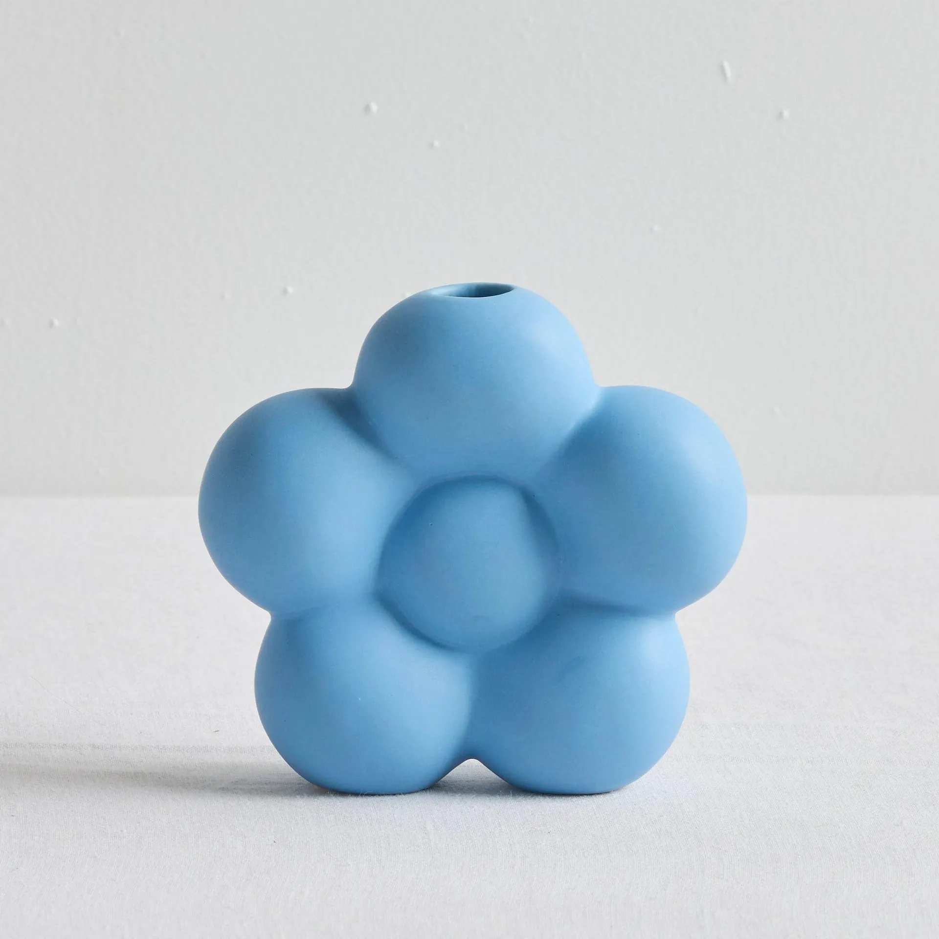 Floral Bloom Vase - Cornflower