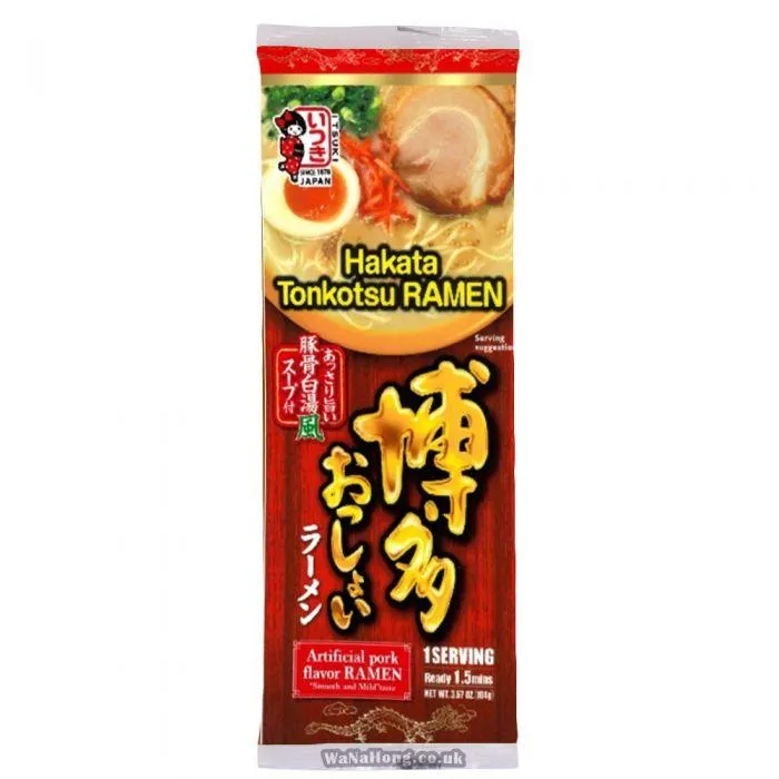 ITSUKI SHOKUHIN / INSTANT NOODLE (AFO HAKATA OSSHOI RAMEN) 104g