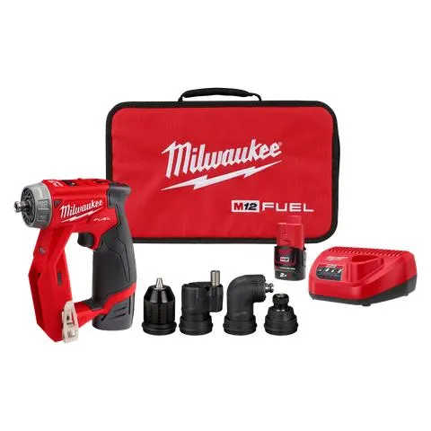Milwaukee M12 FUEL Cordless Installation Drill/Driver Kit 12V 2Ah