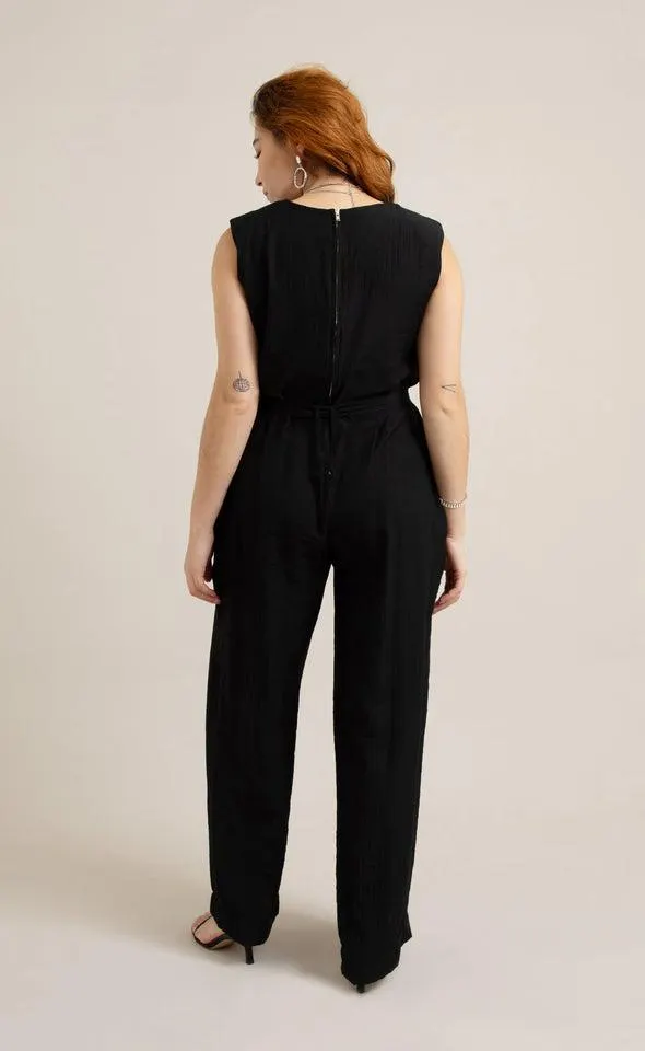 V Neck Jumpsuit