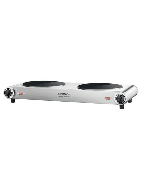 Kambrook Double Ceramic Hot Plate, KHP120BSS