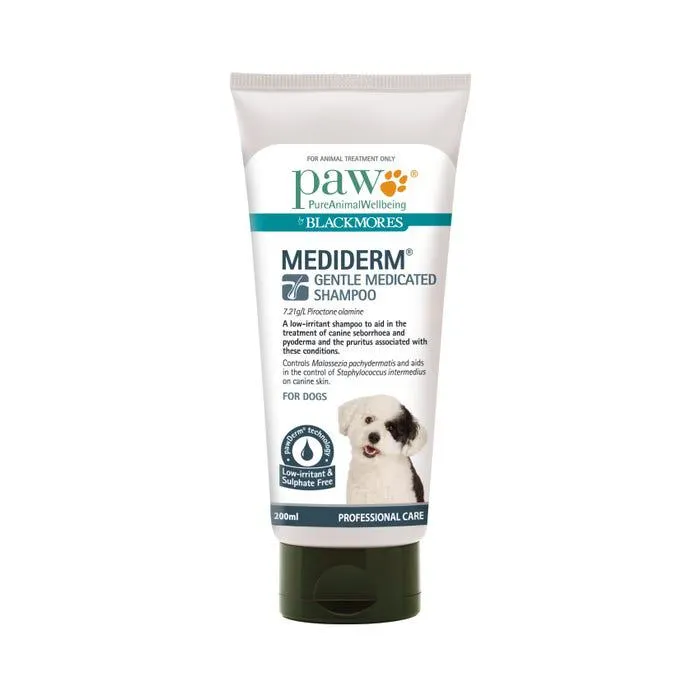 Blackmores Paw Mediderm Dog Shampoo 200ml