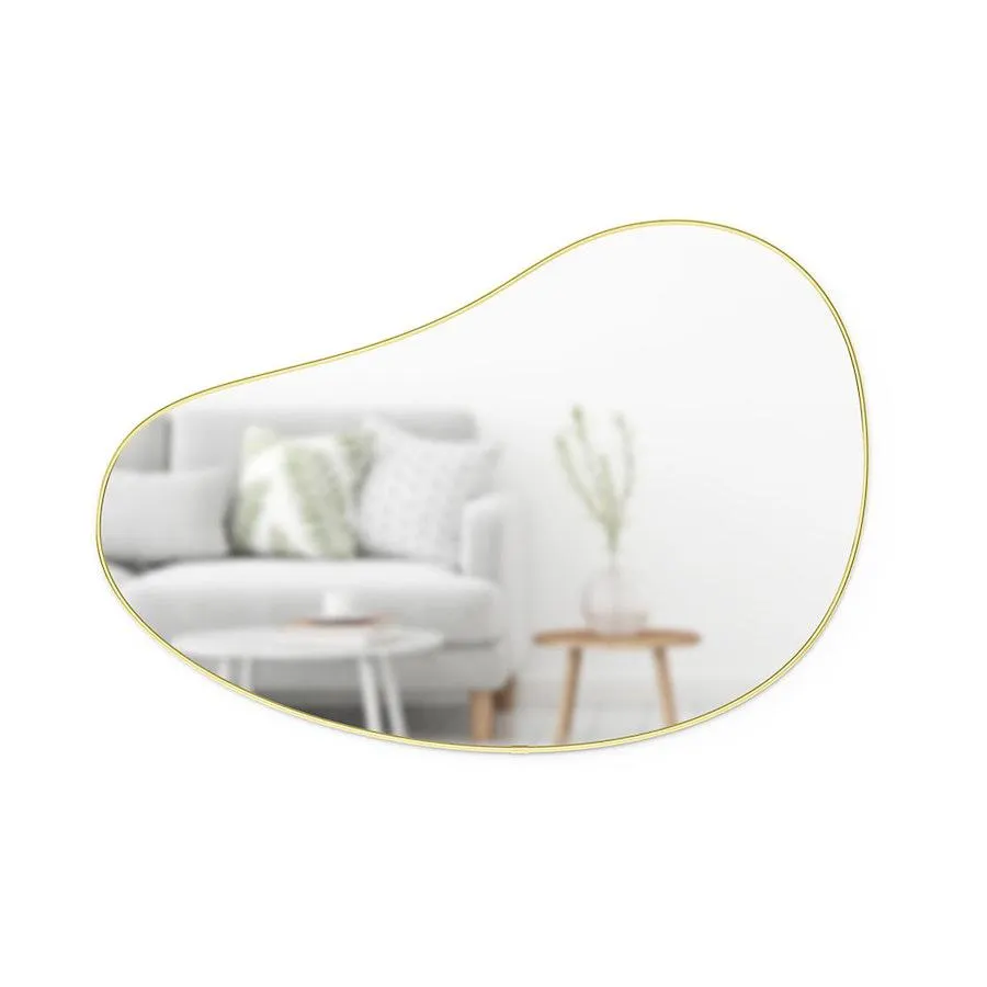 Umbra Hubba Pebble Mirror (92 x 61cm) Brass