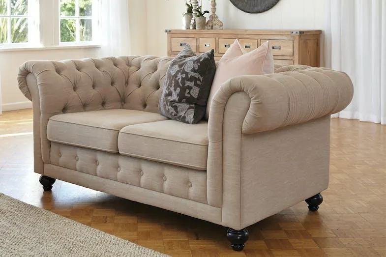 Royalty 2 Seater Fabric Sofa