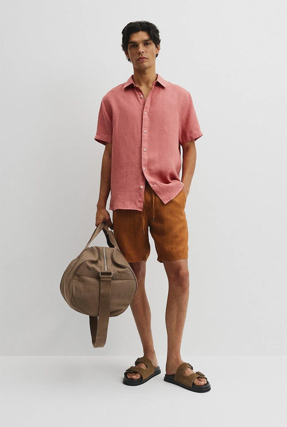 Organically Grown Linen Drawcord Short