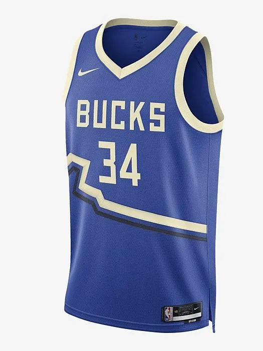 Giannis Antetokounmpo Milwaukee Bucks 2024/25 City Edition Jersey